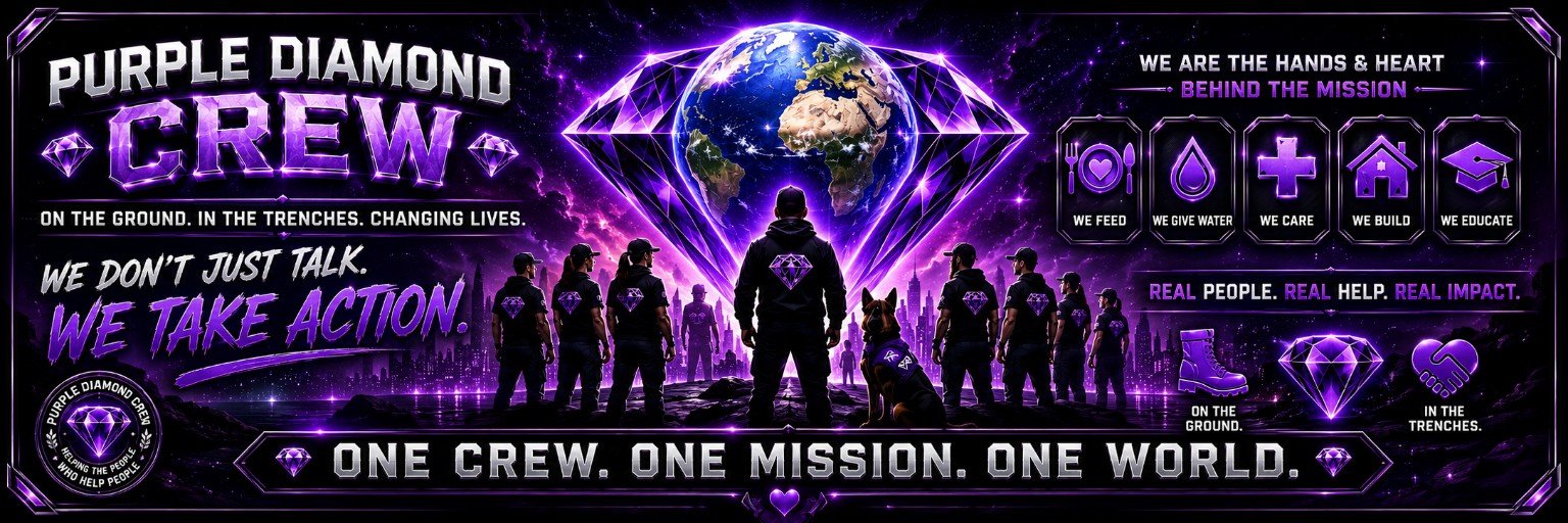 Approved Purple Diamond Crew production artwork